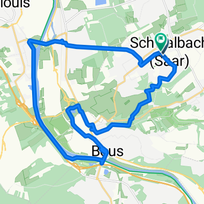 Bierstraße, Schwalbach nach Pfarrer-Hoenes-Straße, Schwalbach