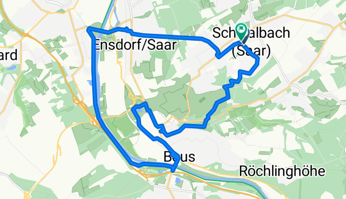 Bierstraße, Schwalbach nach Pfarrer-Hoenes-Straße, Schwalbach