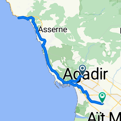 De Hopital Hassan à Avenue Laayoune