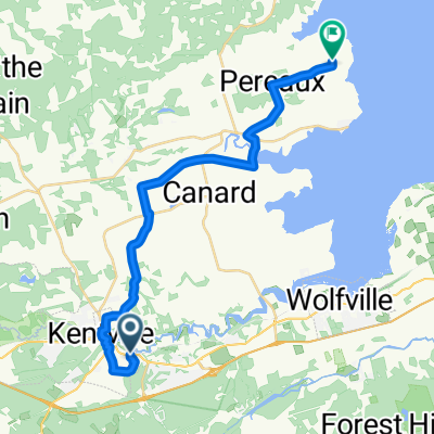 Miners Landing Dr, Kentville to Medford Rd, Kings