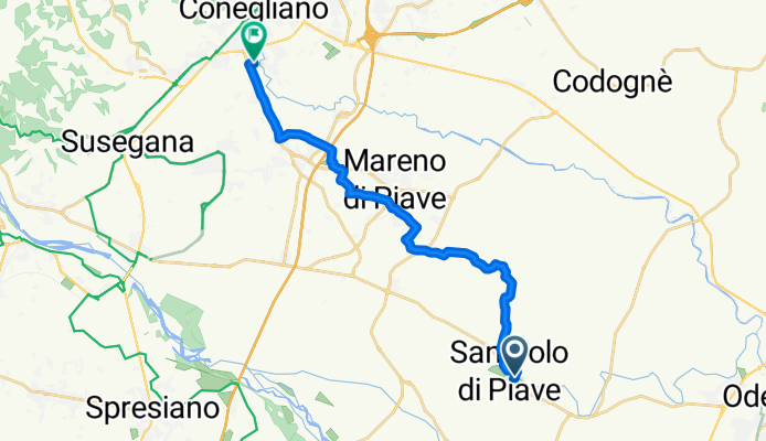 Piazza Padre Marco d'Aviano, San Polo di Piave a Via Monticano, Conegliano