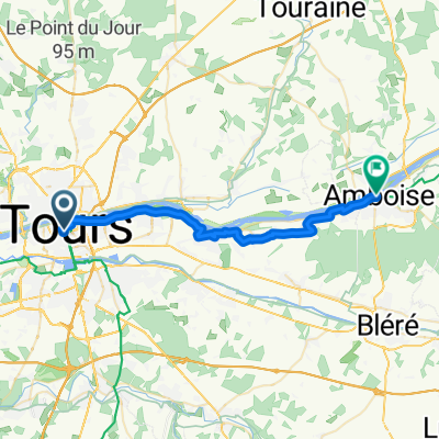 Place Jean Jaurès, Tours à Rue François Ier, Amboise