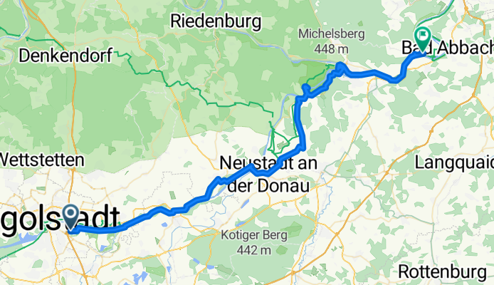 E7. 11.7.25 Ingolstadt nach Karpfenberg