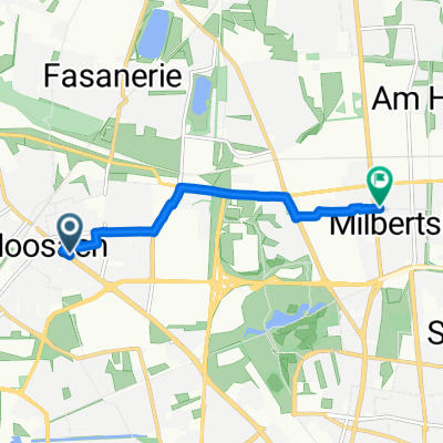 Dachauer Straße nach Milbertshofen-Am Hart
