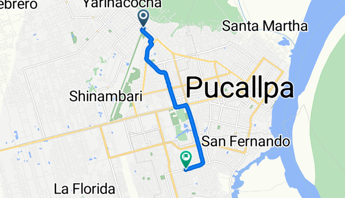 Callao, Pucallpa a Los Laureles, Pucallpa