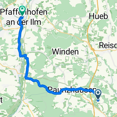 Hohenbuch nach Löwenstraße