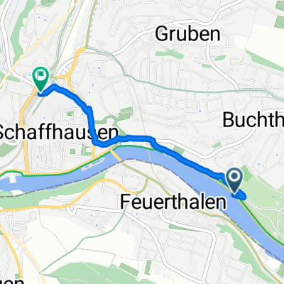 Viarhenana, Schaffhausen nach Bahnhofstrasse, Schaffhausen