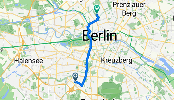 Euref-Campus, Berlin nach Theodor-Heuss-Weg, Berlin