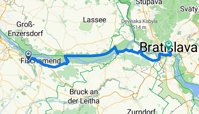 Schwechat to Old Town, Bratislava I