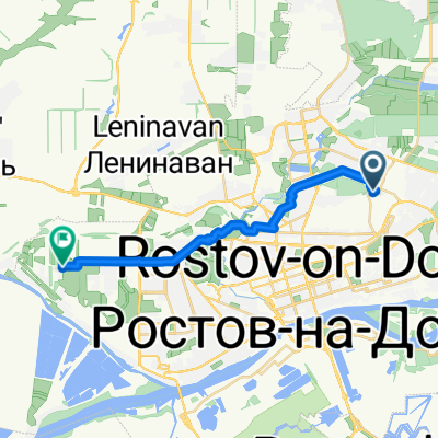 Поездка от Триал-Спорт до Дома