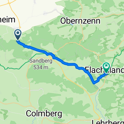 Marktbergel nach Flachslanden