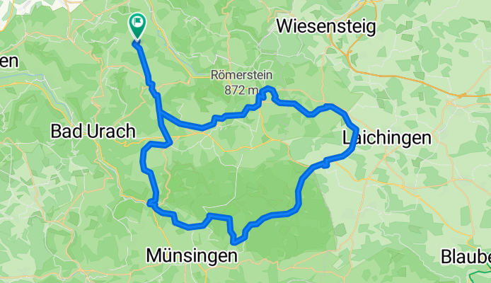 Route in Erkenbrechtsweiler