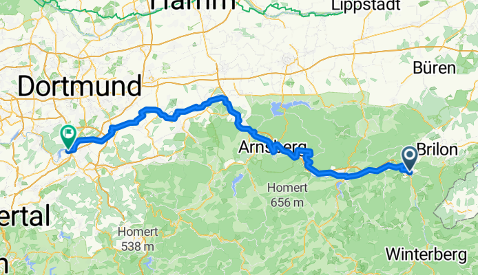 Ruhrufer, Olsberg nach Zweibrücker Hof, Herdecke