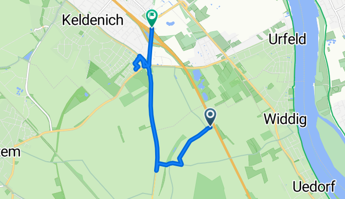 A555, Bornheim nach Siebengebirgsstraße, Wesseling