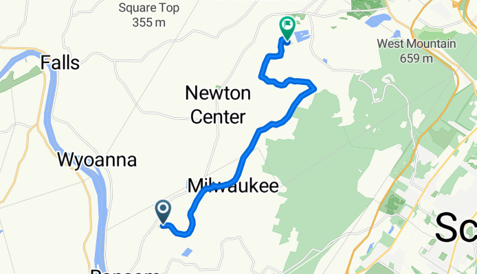 Dark Region Rd, Ransom Township to Beaver Pond Rd, Clarks Summit