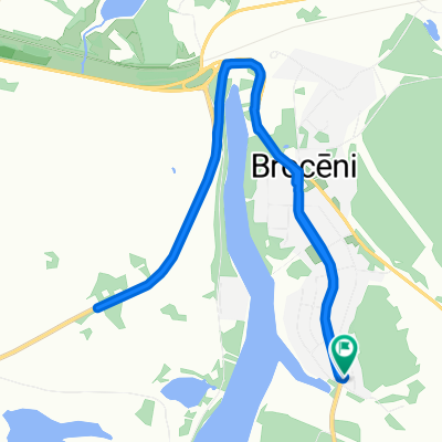 Lielcieceres iela, Brocēni до Lielcieceres iela, Brocēni