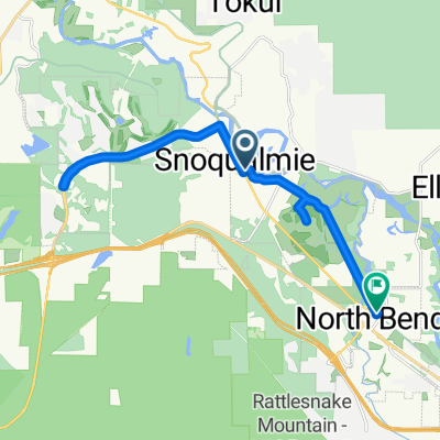 SE River St, Snoqualmie to Main Ave N, North Bend