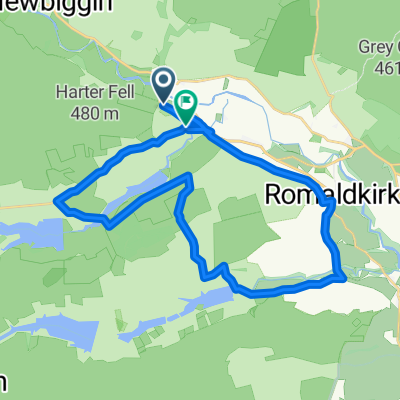 Route in Barnard Castle
