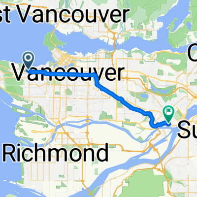 W 6th Ave, Vancouver to Third Ave, New Westminster