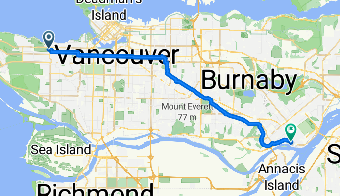 W 6th Ave, Vancouver to Third Ave, New Westminster