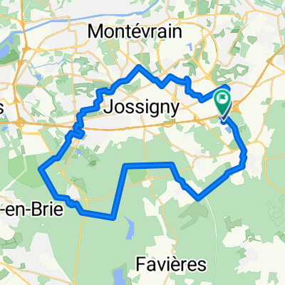 Bailly-Romainvilliers naar Bailly-Romainvilliers