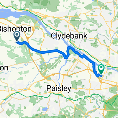 Arrochar Dr, Bishopton to Govan, Glasgow