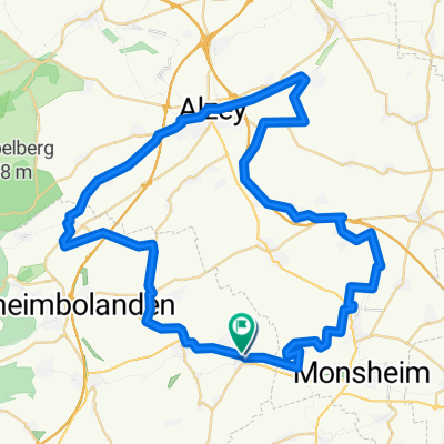 Route in Zellertal