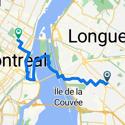 Rue Balmoral, Longueuil to Rue Montcalm, Montréal