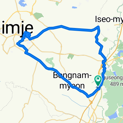 Yongsan-ri, Gimje-si to Yongsan-ri, Gimje-si