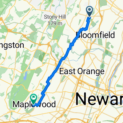 Glenfield Road to Valley Street