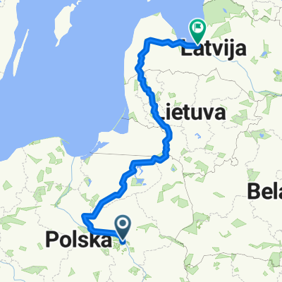 Grzybowska, Warsaw to Svaru iela, Riga