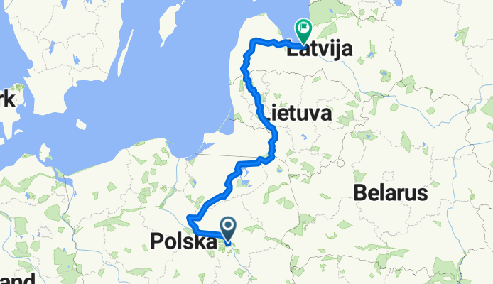 Grzybowska, Warsaw to Svaru iela, Riga