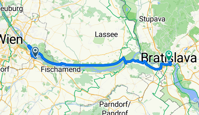 Auf der Ried, Schwechat nach Old Town, Bratislava I