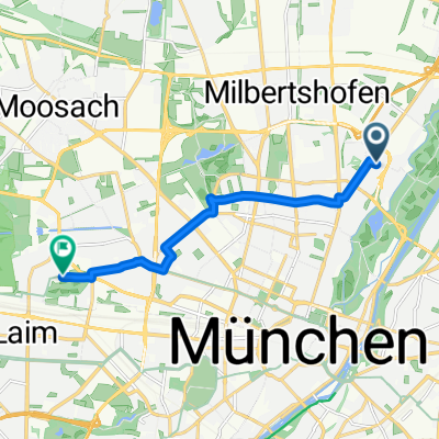 Brabanter Straße, München nach De-la-Paz-Straße, München