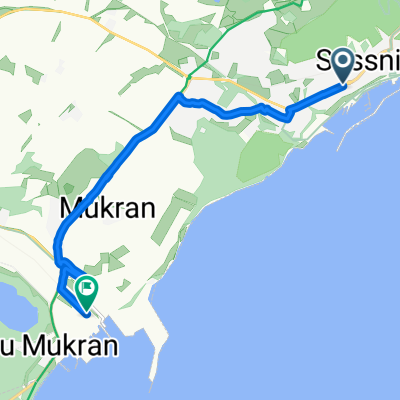 Route in Sassnitz