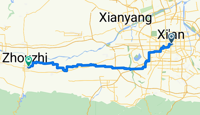 Xi’an to Xining Bike Trip Day: 1