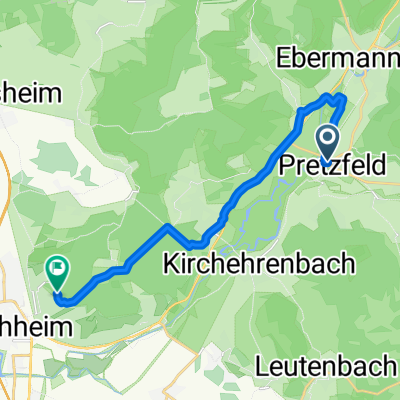 Route zu Glockenkeller