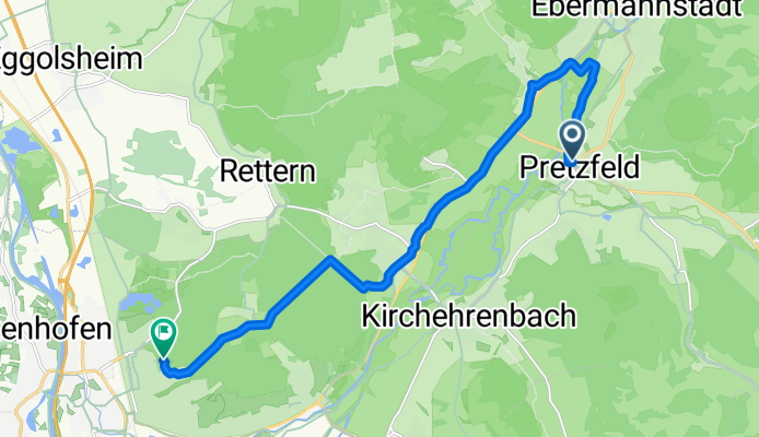 Route zu Glockenkeller