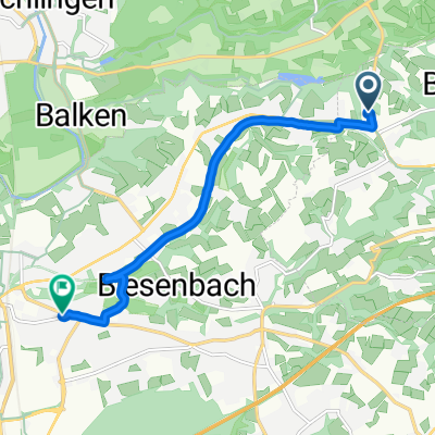 Nagelsbaum, Burscheid nach Lützenkirchener Straße, Leverkusen