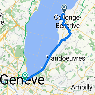 Chemin Armand-Dufaux, Collonge-Bellerive nach Rue d'Italie, Genf