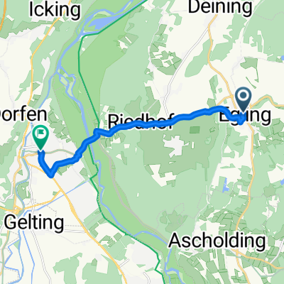 Wolfratshauser Straße, Egling nach Sauerlacher Straße, Wolfratshausen