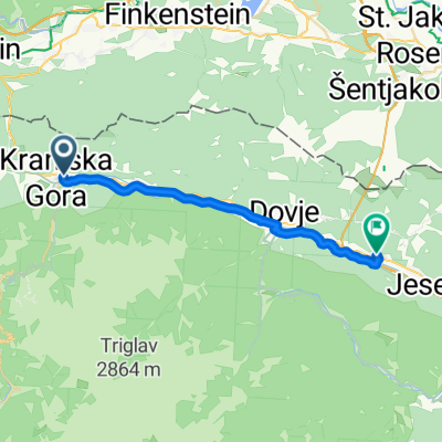 Naselje Slavka Černeta, Kranjska Gora to Hrušica, Hrušica