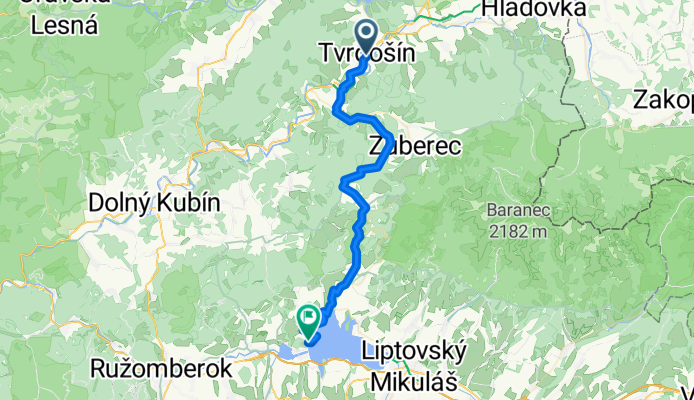 TS- Orav.B. Potok- M.Borové- Kvačany- Havránok