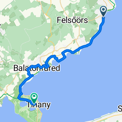 Véghely Dezső utca, Balatonalmádi - Major utca, Tihany