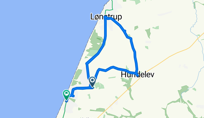 Route in Løkken