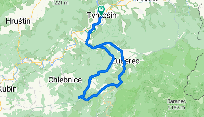 TS-Orav.B. Potok- Machy- V.Borové- Zuberec