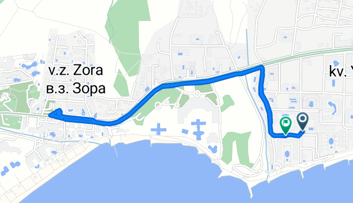 Улица Места, Свети Влас to Свети Влас, Свети Влас