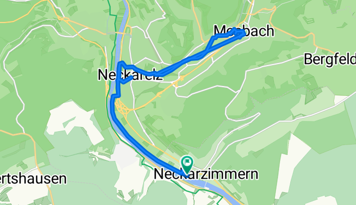 Wiesenweg, Neckarzimmern nach Wiesenweg, Neckarzimmern