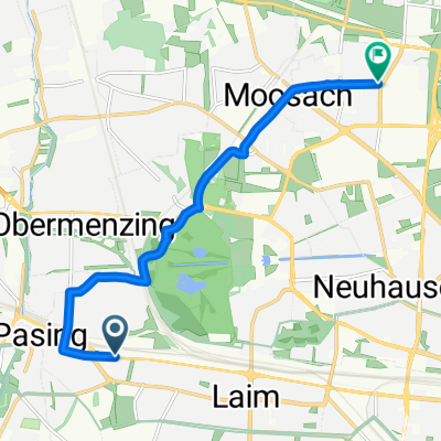 De Landsberger Straße à Pelkovenstraße