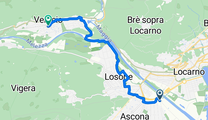 Via Delta, Ascona nach Via al Molino, Verscio
